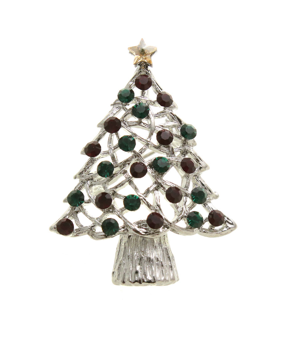 ANTIGONA リーフ ツリー ブローチ 楽天市場】クリスマスツリーブローチ