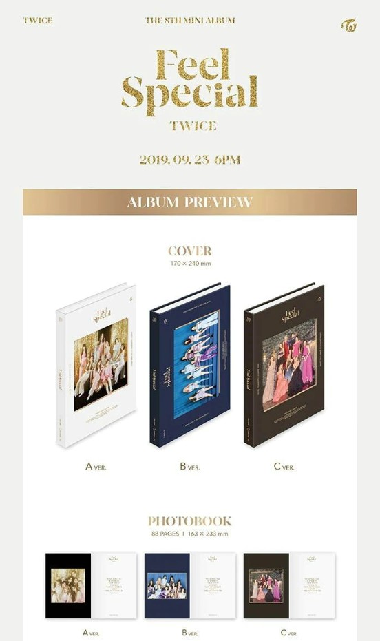 楽天市場】☆配送無料☆[JYP Entertainment]☆TWICE ミニ 8集 [FEEL