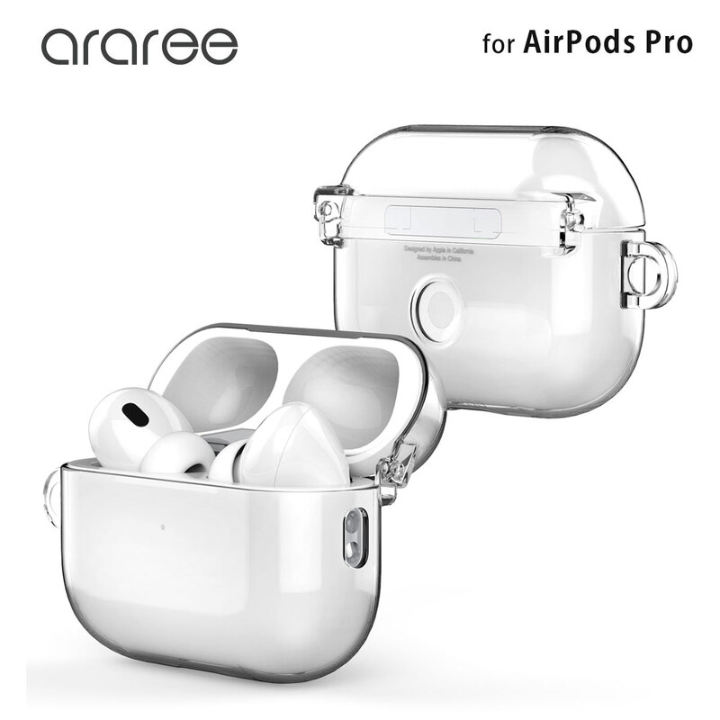 楽天市場】araree Airpods Pro 第2世代 USB-C ハードクリアケース Nu
