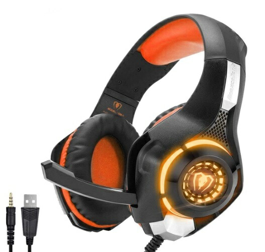 楽天市場】Beexcellent PC ゲーミングヘッドセット ヘッドフォン USB