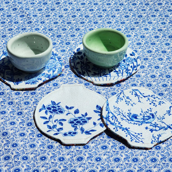 楽天市場】【Happy Quilt】白磁器 青華壺柄 HQ-2407051(2D-03) 白磁壺