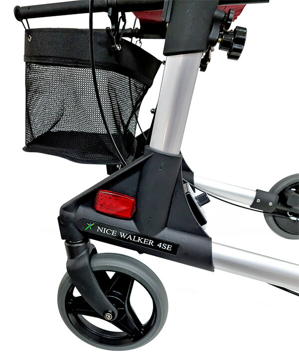 楽天市場】歩行車 ナイスウォーカー 4輪【抑速歩行車／歩行補助
