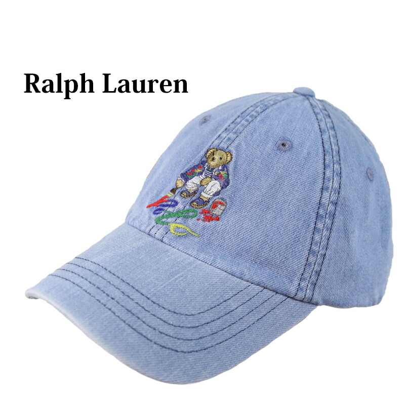 楽天市場】ラルフローレン ベアー キャップ（カラーブルー）の通販