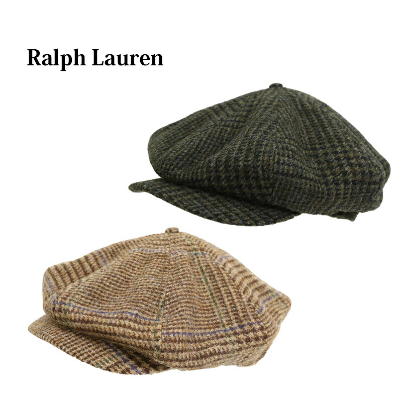 楽天市場】ポロ ラルフローレン ウール ハンチング キャップ ハット
