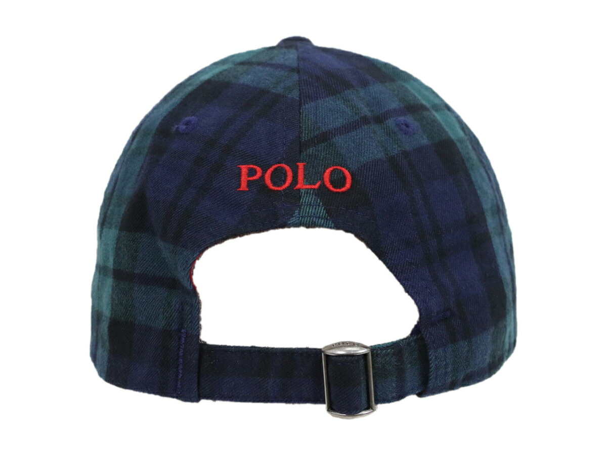楽天市場】ポロ ラルフローレン ブラックウォッチ キャップ ワン