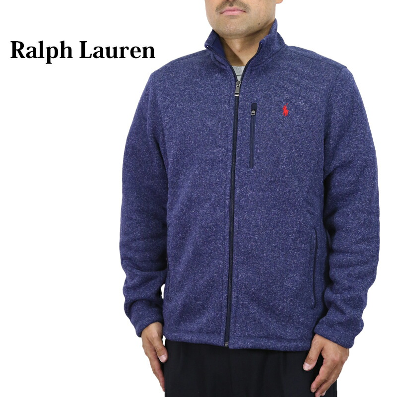 楽天市場】ポロ ラルフローレン メンズ フリースニット ジップアップ