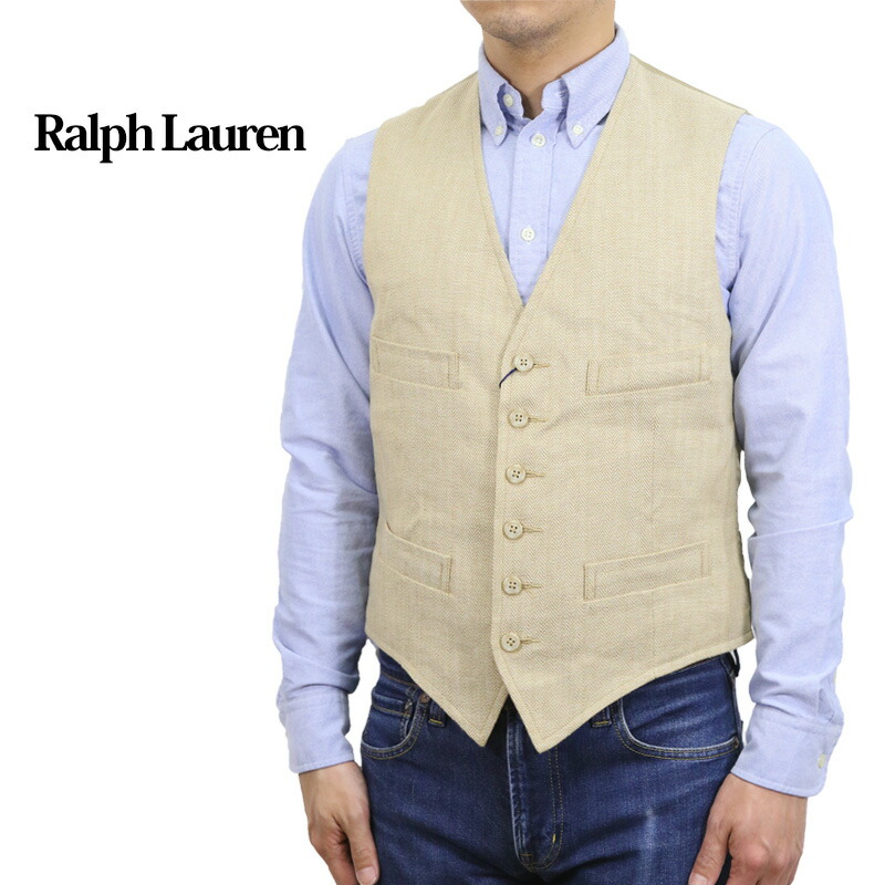 楽天市場】ポロ ラルフローレン メンズ ヘリンボーン ツイード ベスト