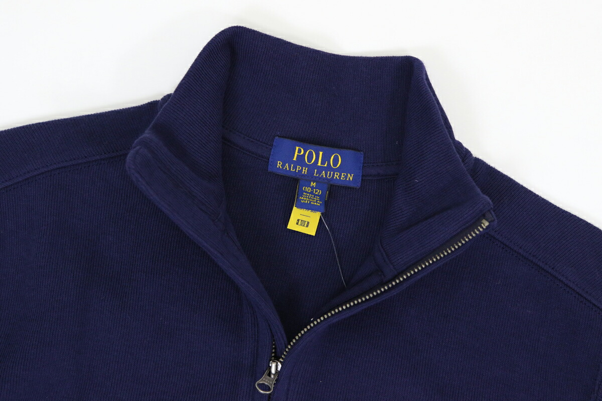楽天市場】ポロ ラルフローレン ボーイズ ハーフジップ スウェット