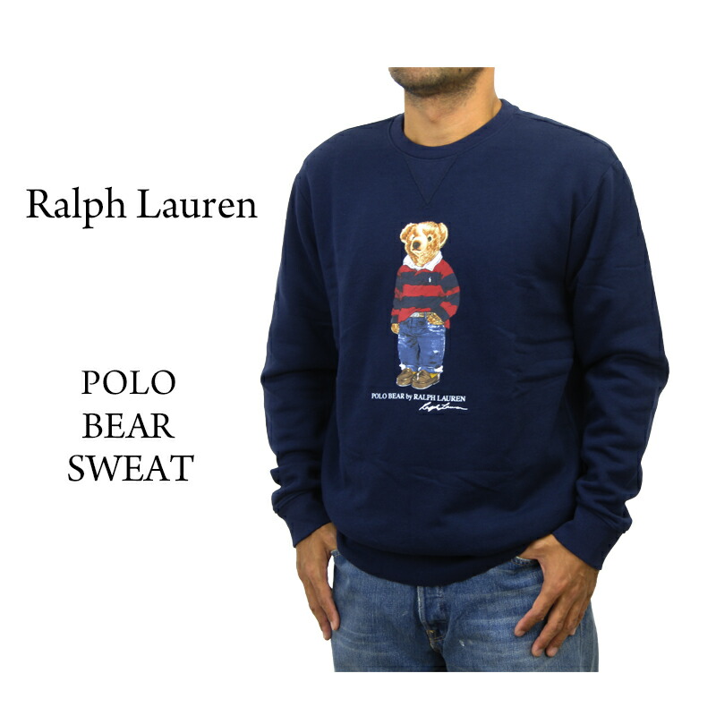 楽天市場】ポロ ラルフローレン メンズ クルーネック ポロベアー