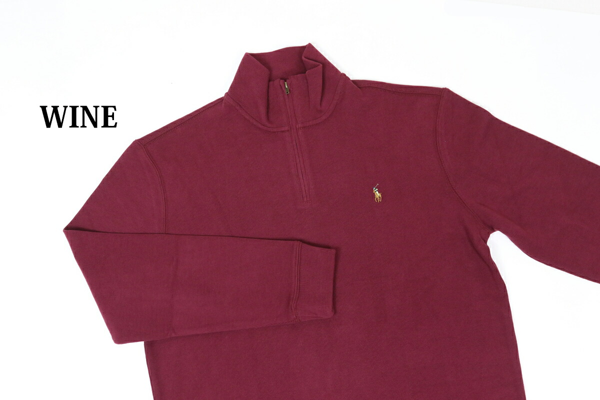 楽天市場】ポロ ラルフローレン メンズ ハーフジップ プルオーバー