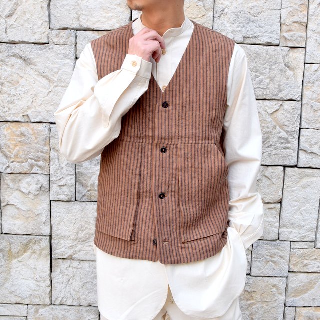 ドイツ製frank leder ヴィンテージファブリックEDITION ベストM ドイツ