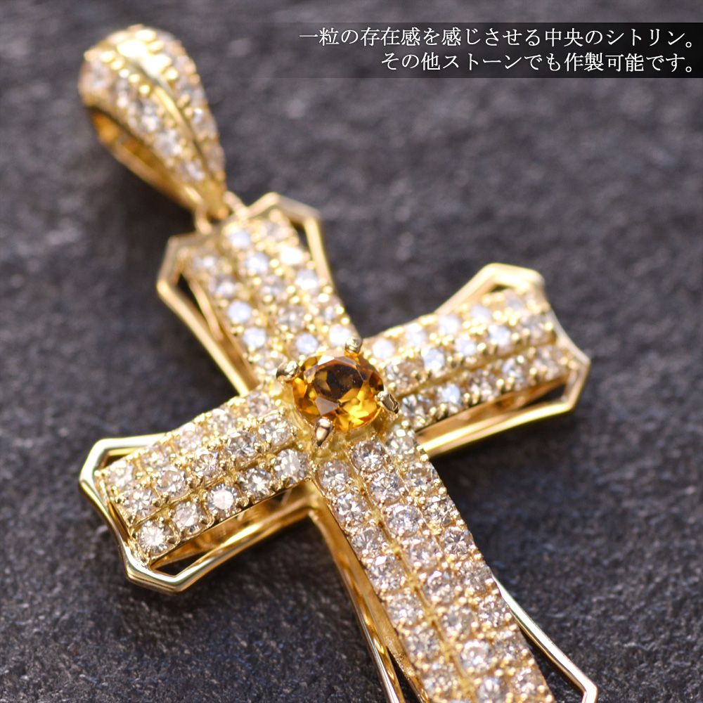 楽天市場】【ポイント10倍☆23:59まで!】18金 クロス ペンダントトップ