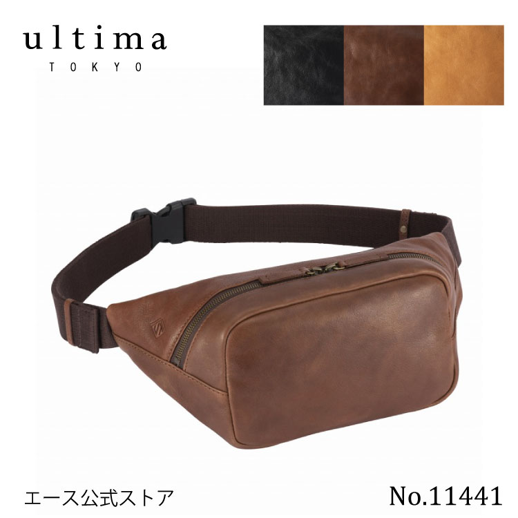 楽天市場】【エース公式】 ボディバッグ メンズ レザー ultima TOKYO