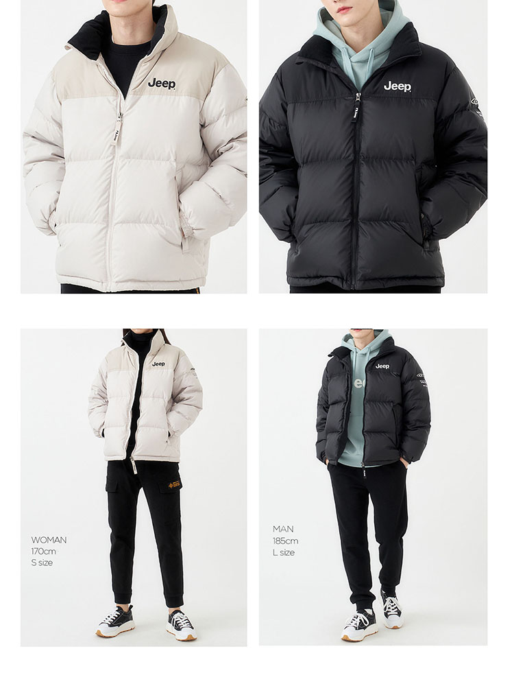 楽天市場】Jeep ジープ ダウン ジャケット Half Neck Iconic Down