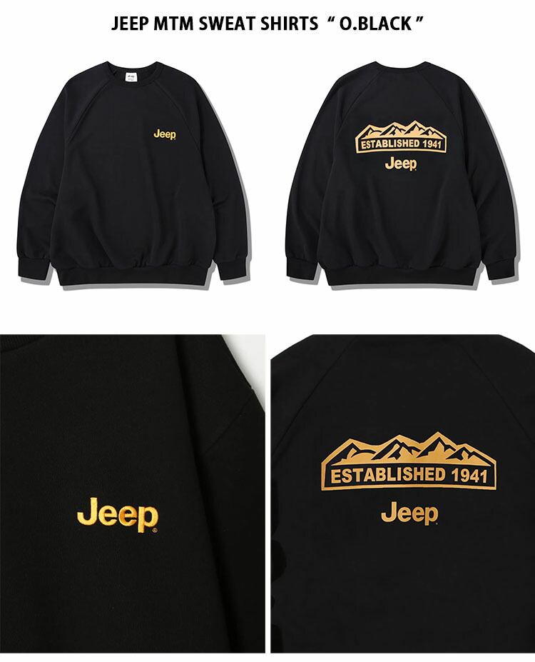 楽天市場】Jeep ジープ スウェット トレーナー M-LGO MTM SWEAT SHIRTS