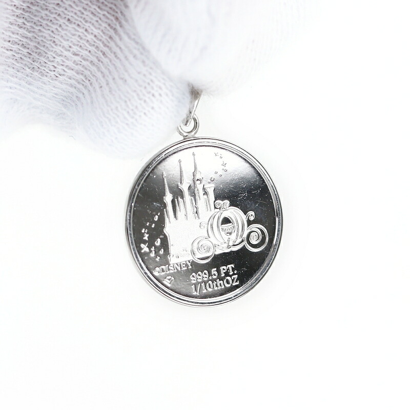 楽天市場】ディズニー ペンダントトップ シンデレラ 70周年記念 純Pt