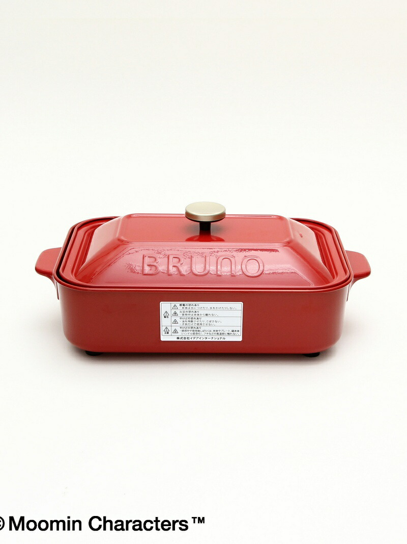 楽天市場】Moomin×AfternoonTea/BRUNO/コンパクトホットプレート