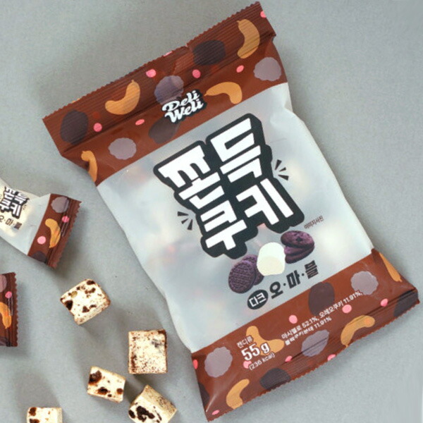 楽天市場】[DeliWeli] もちもちクッキー クッキー&クリーム / 55g