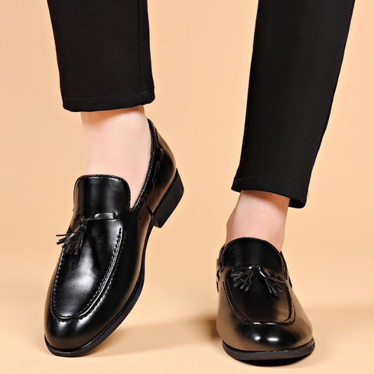 楽天市場】ローファー タッセル ビジネスシューズ モカシン スリッポン