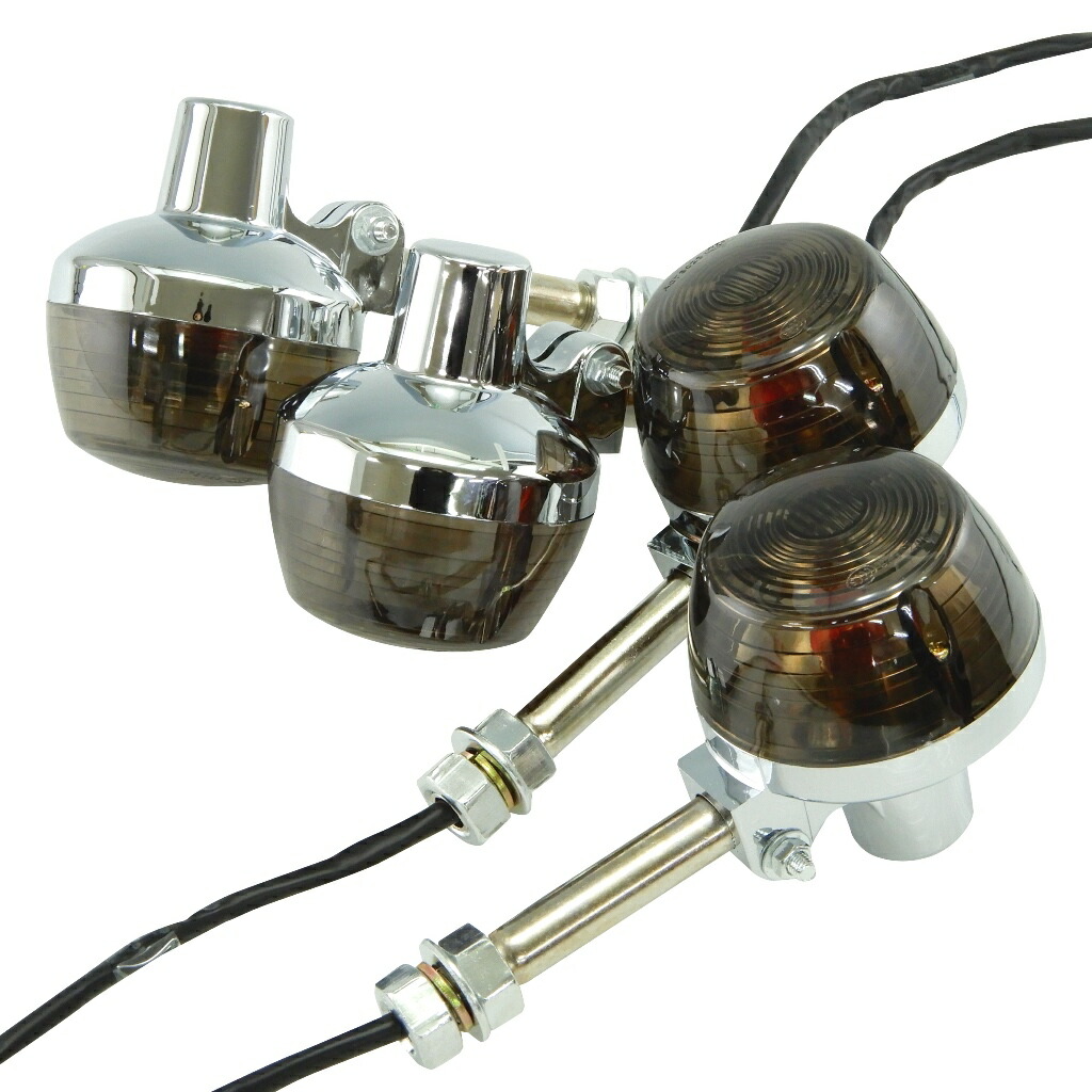 楽天市場】CB ホーク ウインカー スモーク 4個セット 旧車 バイク