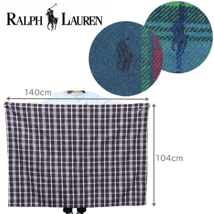 楽天市場】ラルフローレン ブランケット 純正BOX入り 膝かけ ギフト
