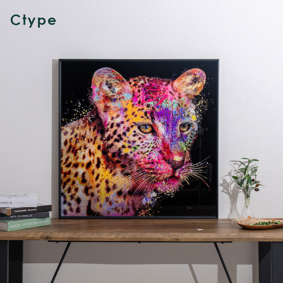 楽天市場】アートポスター アートパネル ポスター 80×80 正方形 ガラス