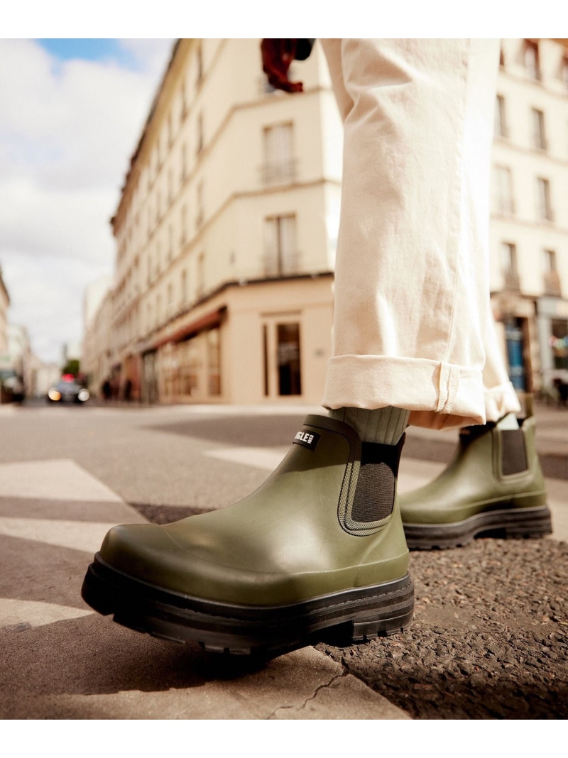 楽天市場】厚底 防水 ソフトレイン2 ラバーブーツ / チェルシーブーツ
