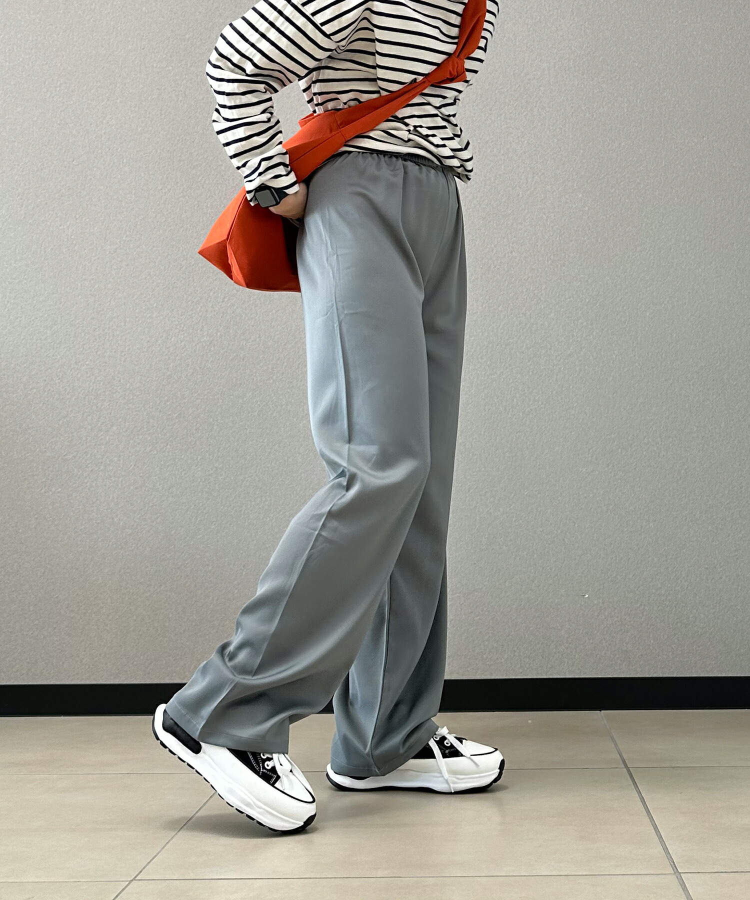 楽天市場】ワイドパンツ レディース 春 夏 秋 リラックス サテン