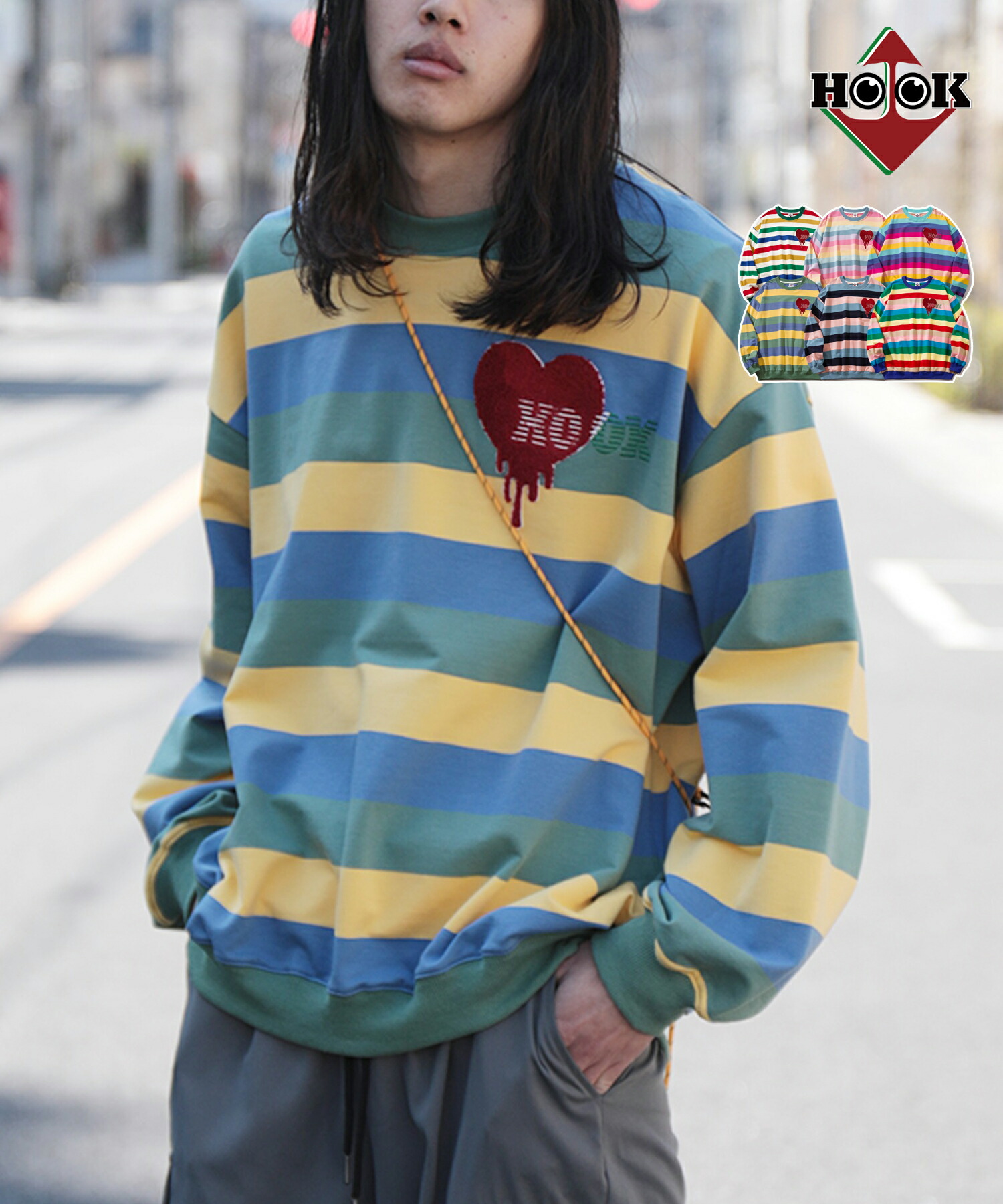 楽天市場】【2025AW】スウェット メンズ ハート トレーナー お揃い 春