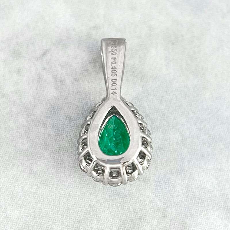 楽天市場】パライバトルマリン 0.405ct ペンダントトップ PT950