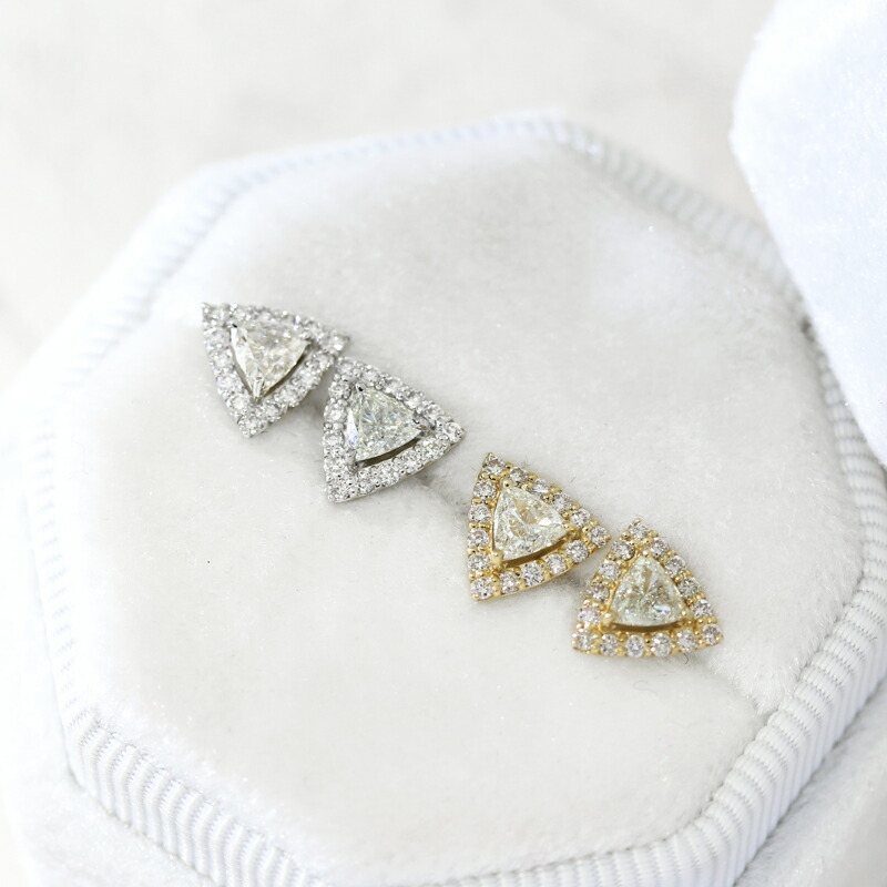 楽天市場】【JaMais】ダイヤモンド 0.25ct/0.25ct ピアス K18YG