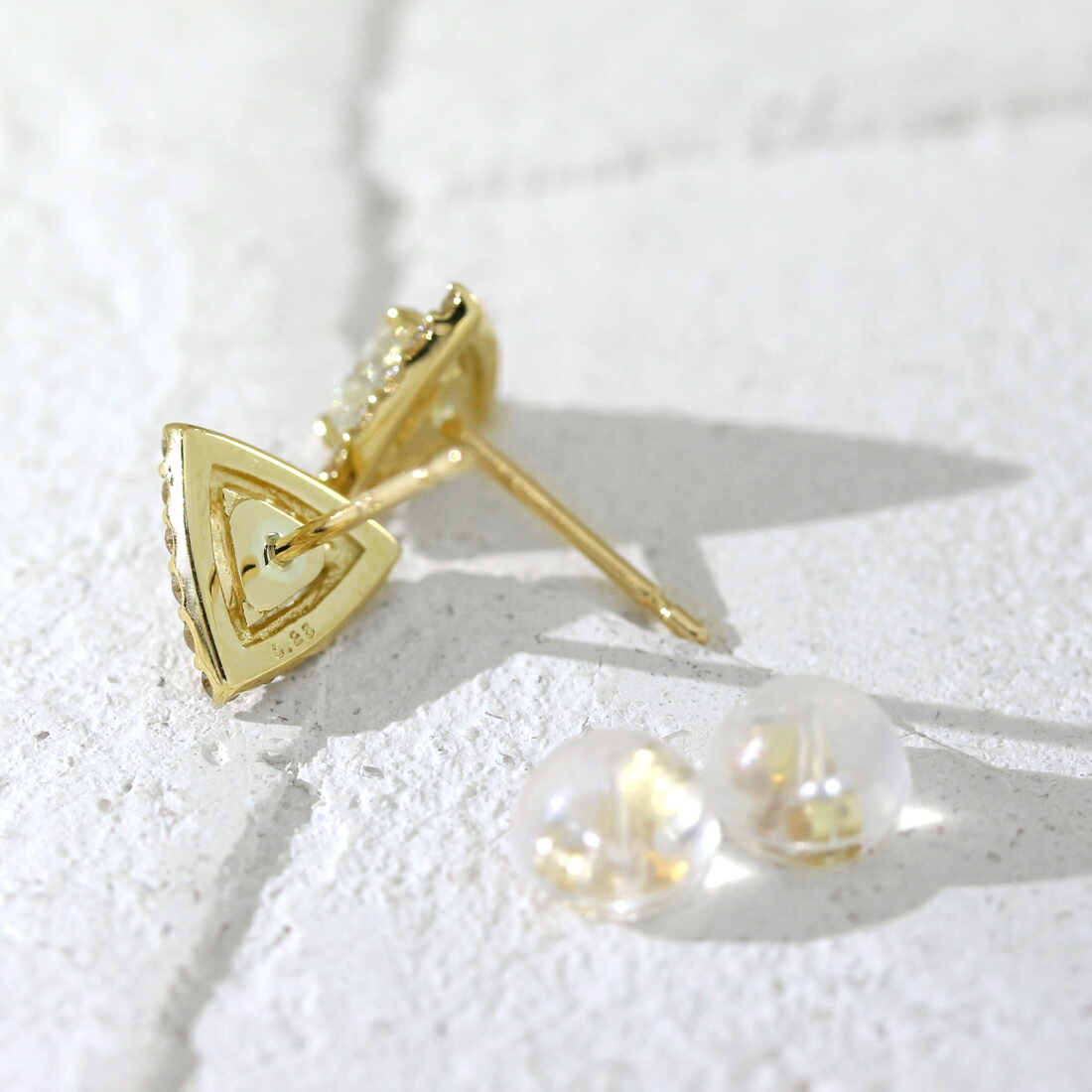 楽天市場】【JaMais】ダイヤモンド 0.25ct/0.25ct ピアス K18YG