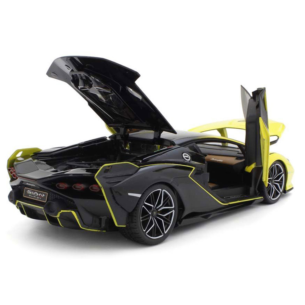 楽天市場】ミニカー 1/18 ランボルギーニ シアン FKP37 イエロー 特別