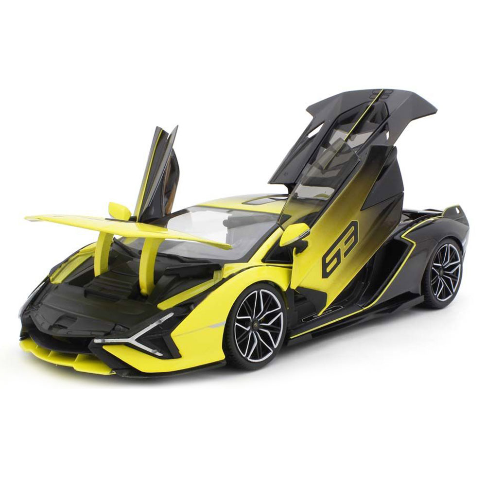 楽天市場】ミニカー 1/18 ランボルギーニ シアン FKP37 イエロー 特別