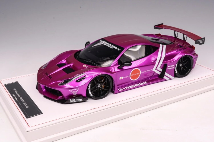 楽天市場】アイビーモデル 1/18 フェラーリ 458 GT リバティウォーク
