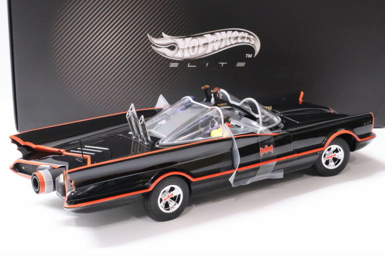 価格変更1/18 マテル バットモービルTVシリーズ1966 クローム 未開封品