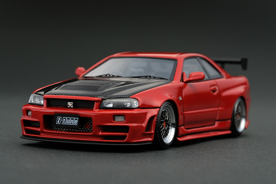 楽天市場】イグニッションモデル 1/43 ニスモ R34 GT-R Z-tune レッド