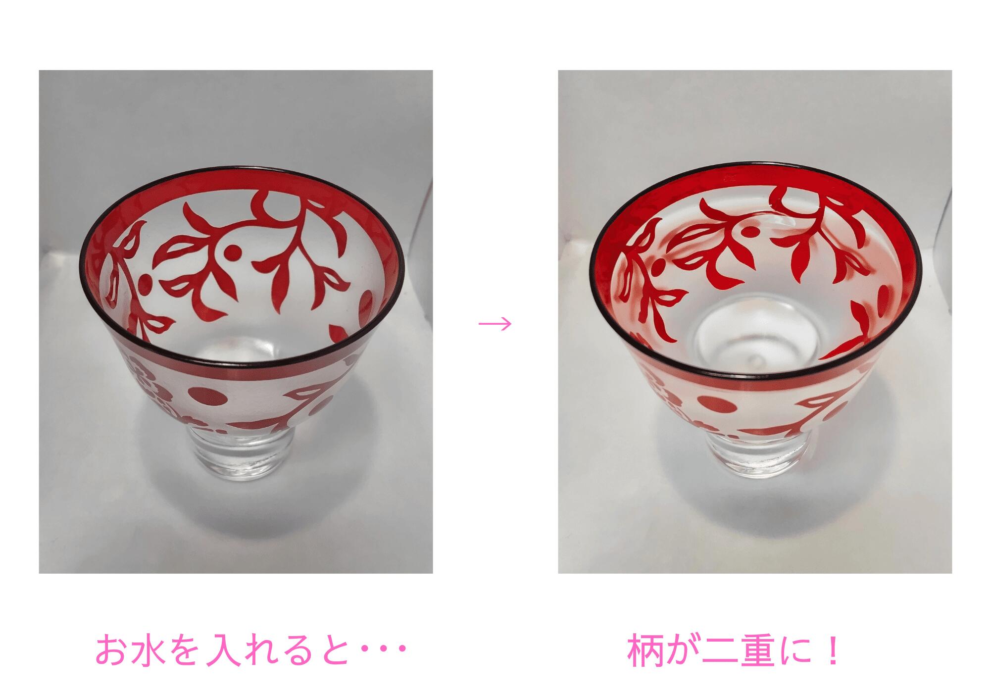 楽天市場】会津塗 漆芸ガラスぐい呑み 漆彫刻 朱《日本酒 ワイン用の