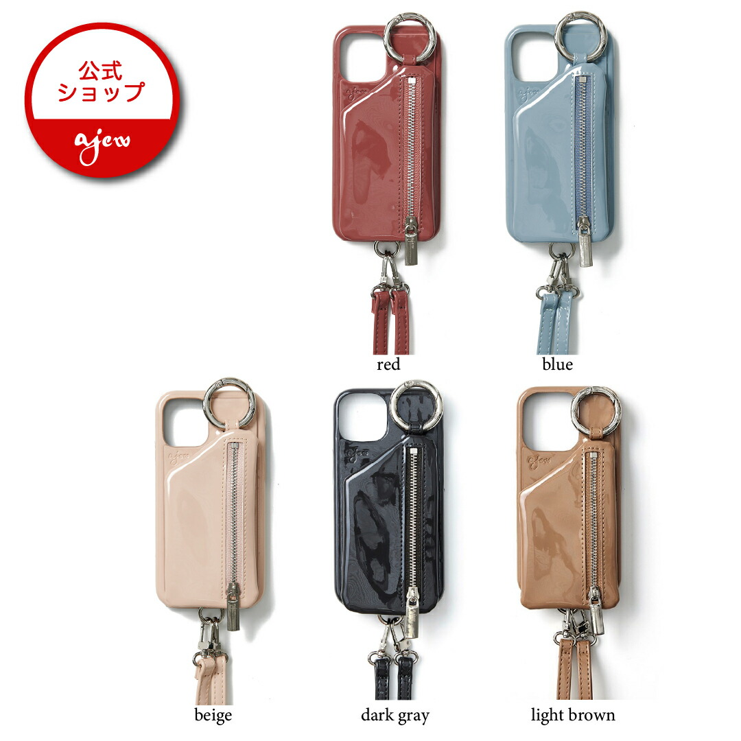 楽天市場】【公式店】【iPhone case】ajew patent case shoulder