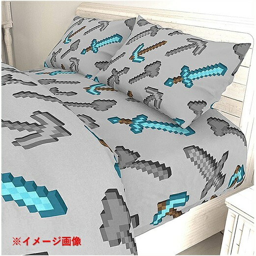楽天市場】【 Minecraft マインクラフト 】 シングルベッドシーツ 3点