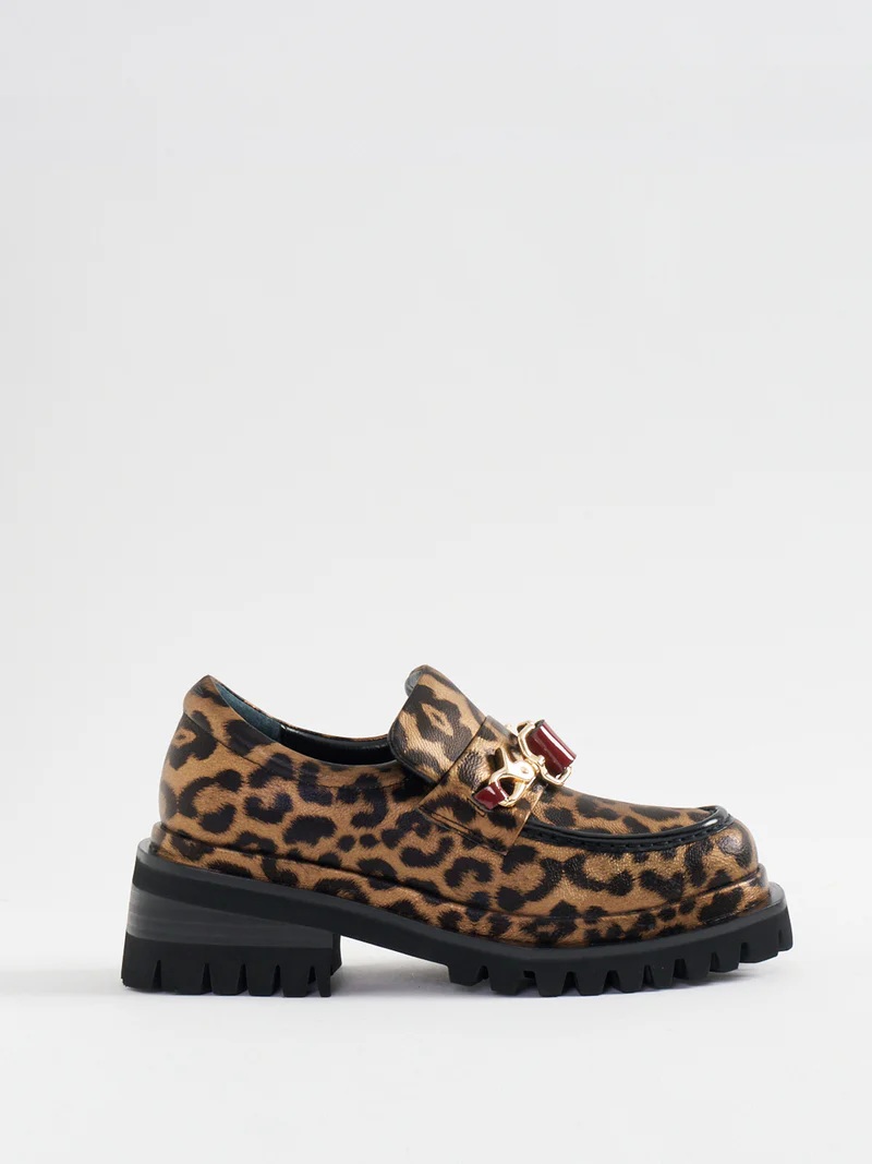 楽天市場】MANA マナ/ 551206 ダブルフックローファー 厚底ローファー