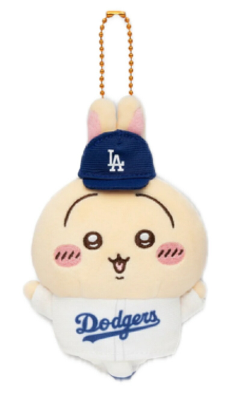 楽天市場】ちいかわ×MLB TOKYO SERIES マスコット うさぎ（ドジャース