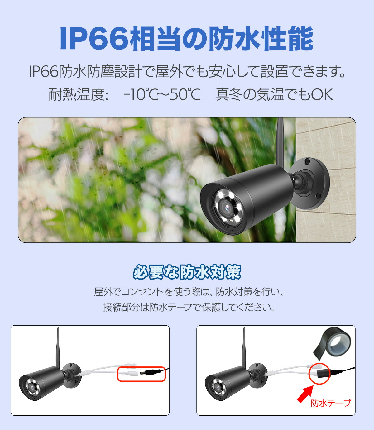 楽天市場】「500円OFFクーポン」防犯カメラ 見守りカメラ 家庭用 屋外