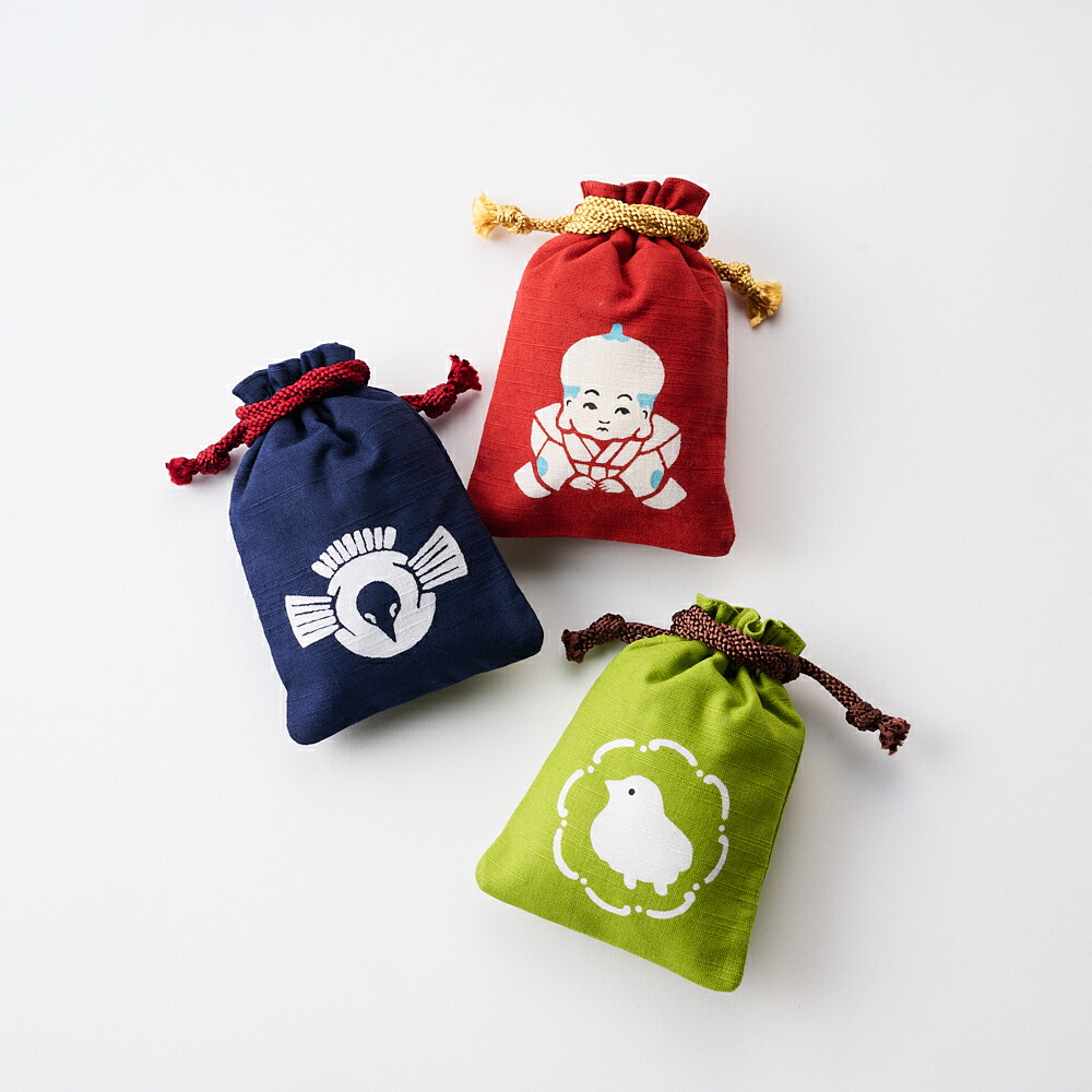 楽天市場】福助×AKOMEYA TOKYO 本品堂 守袋 桐箱入 （福助さん/福良雀