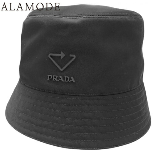 楽天市場】PRADA(プラダ) Re-Nylon バケットハット 帽子 バケハ L
