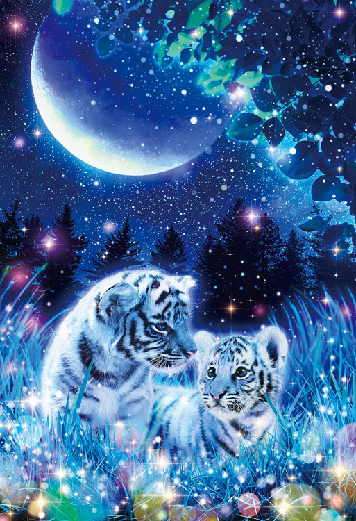 楽天市場】ジグソーパズル 星の降る森(ウィルファー) 1000ピース BEV