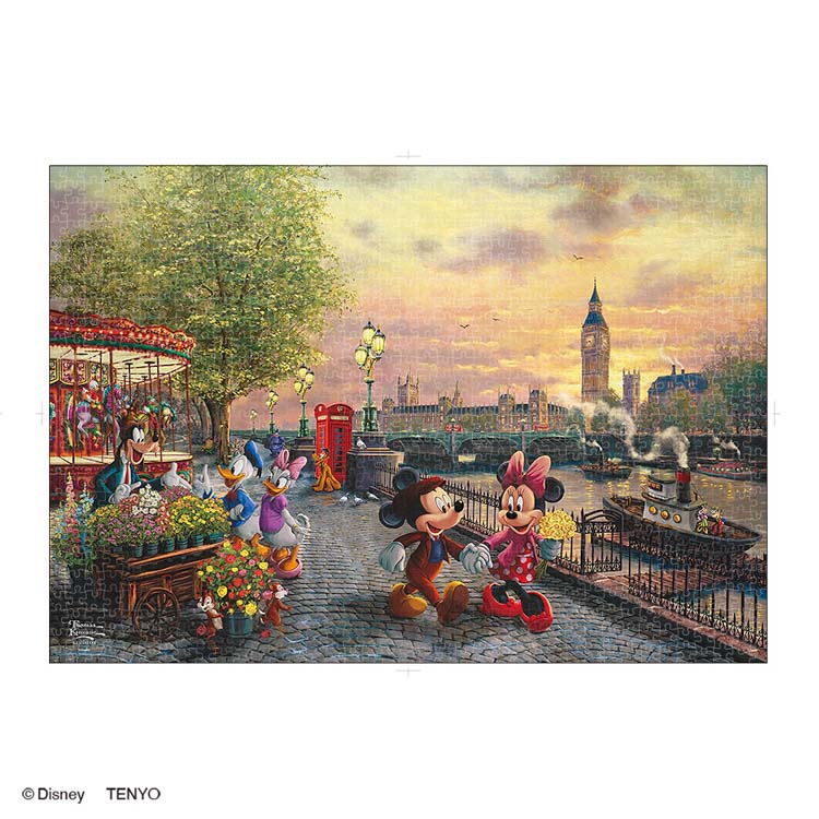 楽天市場】ジグソーパズル Mickey and Minnie in London(ミッキー