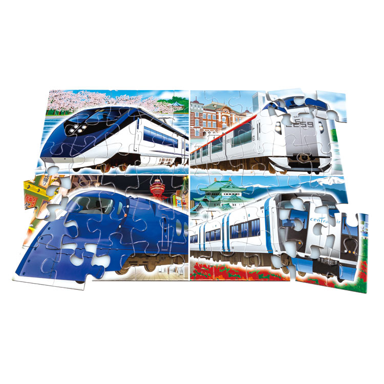 楽天市場】ジグソーパズル STEP4 都市を走る電車 54ピース KMN-JP-45