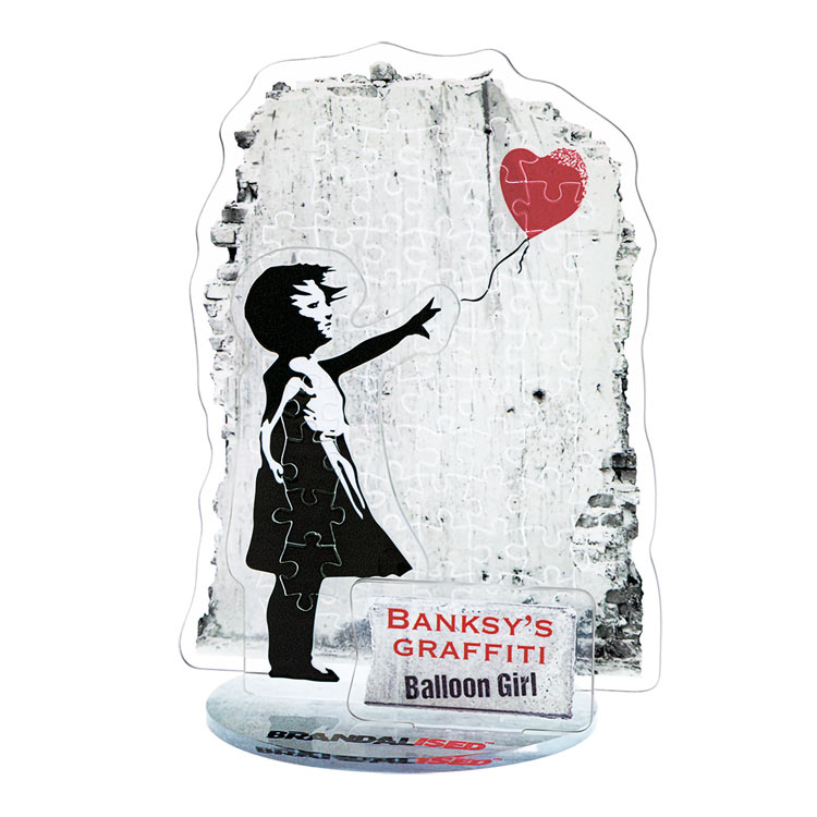 楽天市場】ジグソーパズル アクスタポップ バルーンガール(バンクシー