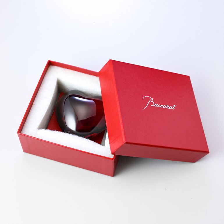楽天市場】バカラ Baccarat ペーパーウェイト レッド coeur ハート